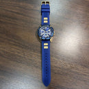 [Pre-Owned] Guess Delta GW0051G3 Blue Gold Quartz Men Watch