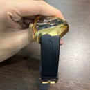 [Pre-Owned] Hamilton Ventura Elvis80 Skeleton Gold Automatic Men Watch