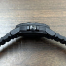 [Pre-Owned] Luminox Leatherback SEA Turtle Giant 0330 Black Carbon Quartz Men Watch