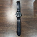 [Pre-Owned] Orient FGW0100DB Sapphire Black Leather Quartz Men Watch