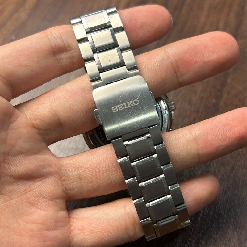 Pre-Owned] Seiko Dolce 7B24-0AX0 Titanium Radio Wave Solar Men Watch