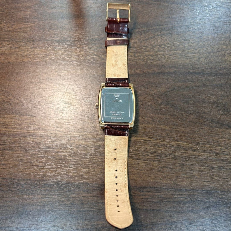 [Pre-Owned] Guess GW0064G2 Day-Date Square Rose Gold Quartz Men Watch