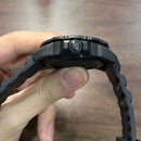 [Pre-Owned] Luminox Foundation 3601 All Black Carbon Quartz Men Watch