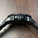 [Pre-Owned] Luminox Foundation 3601 Sapphire All Black Carbon Quartz Men Watch