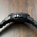 [Pre-Owned] Luminox Leatherback Sea Turtle Giant 0321 Black Carbon Quartz Men Watch