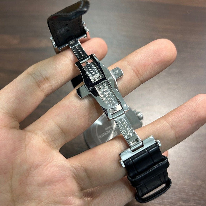 [Pre-Owned] Maurice Lacroix Aikon 42mm AI1008 Leather Quartz Men Watch