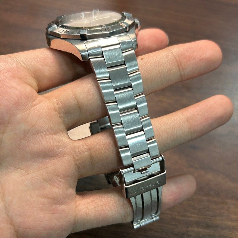 [Pre-Owned] Tag Heuer Aquaracer Grande Date WAF1014 Quartz Men Watch