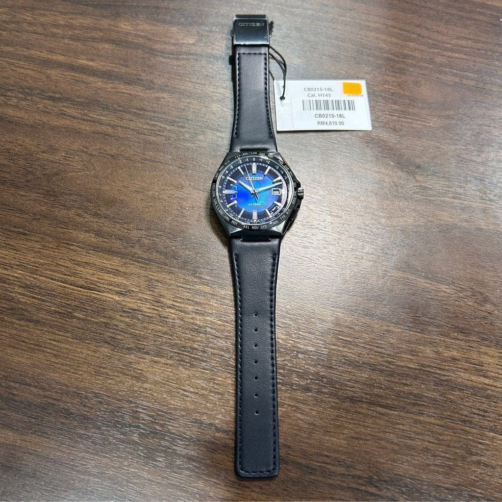 Pre-Owned] Citizen Attesa CB0215-18L Titanium Eco-Drive Men Watch