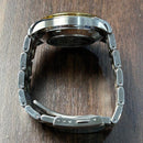 [Pre-Owned] Orient Star Semi-Skeleton Open Heart Silver Gold Automatic Men Watch