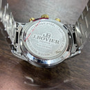 [Pre-Owned] J.Bovier Paris Two Tone Gold Sapphire Quartz Men Watch