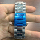 [Pre-Owned] Longines Conquest 41mm L3.759.4.96.6 Sunray Blue Quartz Men Watch