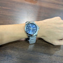 [Pre-Owned] Longines Conquest 41mm L3.759.4.96.6 Sunray Blue Quartz Men Watch