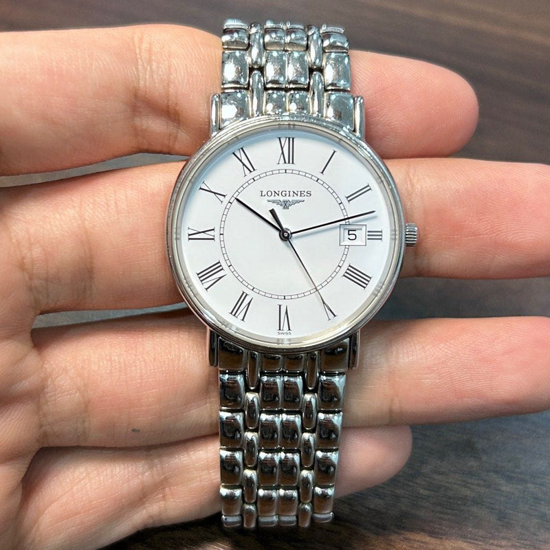 [Pre-Owned] Longines La Grande Classique Presence 33 L4.720.4.11 Stainless Steel Quartz Ladies Watch