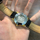 [Pre-Owned] Orient Esteem II Open Heart White Dial Automatic Men Watch