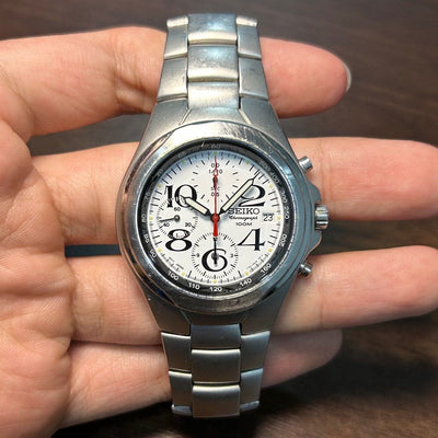 [Pre-Owned] Seiko Vintage 7T92-0BR0 Quartz Chronograph Unisex Watch