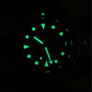 [Pre-Owned] Spinnaker Wreck SP-5089-11 Barnacle Black Automatic Sapphire Men Watch