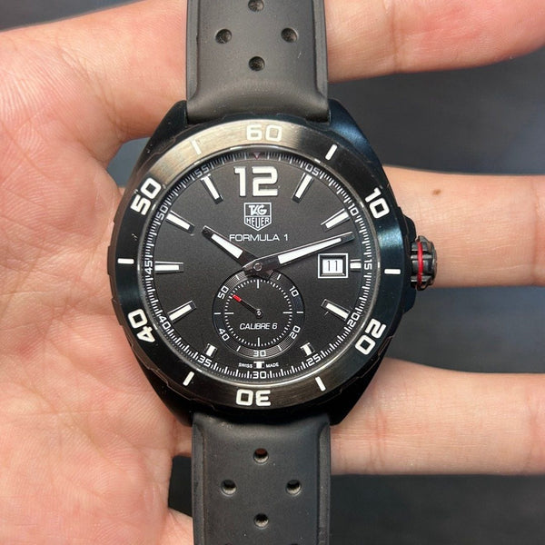 Pre Owned Tag Heuer Formula 1 WAZ2112 Calibre 6 Automatic Men Watch