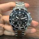 [Pre-Owned] Tissot Seastar 1000 Black Quartz Chronograph Men Watch
