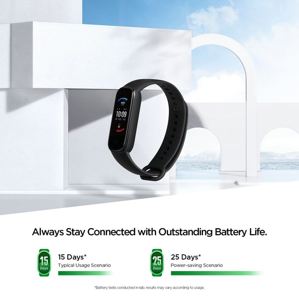 Amazfit Band 5 Fitness Smartwatch Outstanding Battery Life