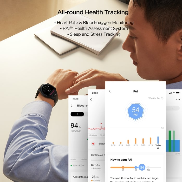 Amazfit GTR 2 Health Tracking