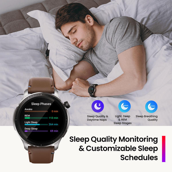 Amazfit GTR 4 Fitness Smartwatch Sleep Monitoring