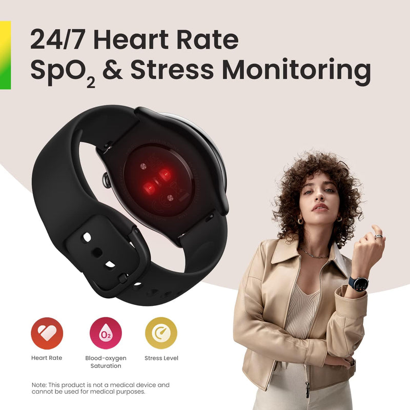 Amazfit GTR Mini Heart Rate and Stress Monitor