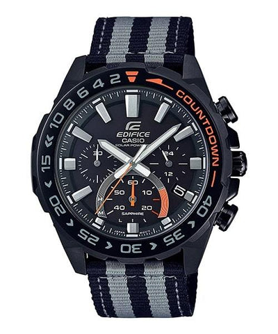 Casio Edifice EFS-S550BL-1AV Chronograph Nylon Men Watch Malaysia