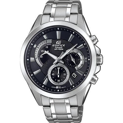 Casio Edifice EFV-580D-1A Chronograph Stainless Steel Silver Men Watch