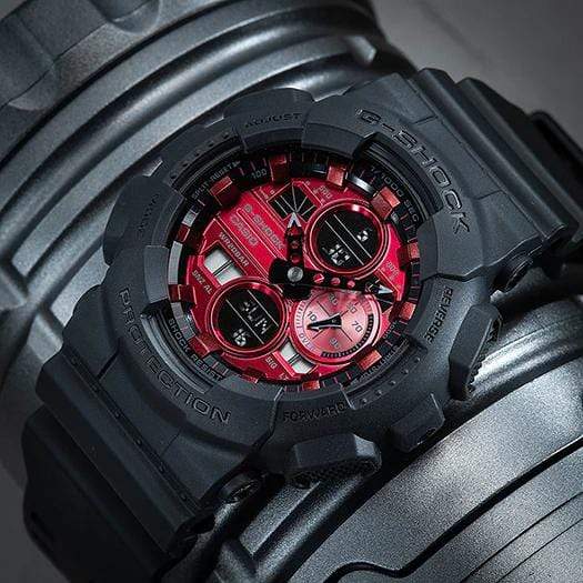 Casio G-Shock GA-140AR-1A Red Dial Men Watch Malaysia
