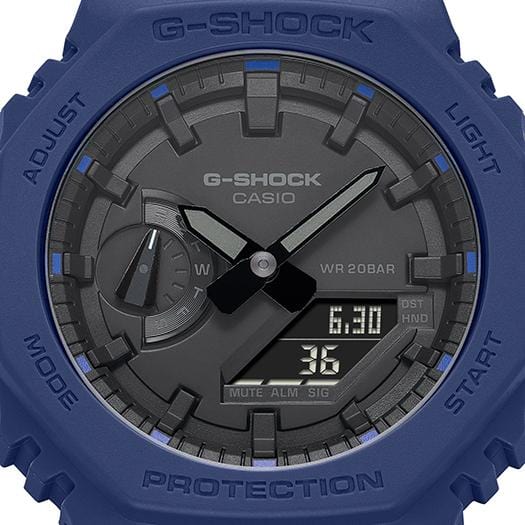 Casio G-Shock GA-2100-2ADR Blue Men Watch Malaysia 