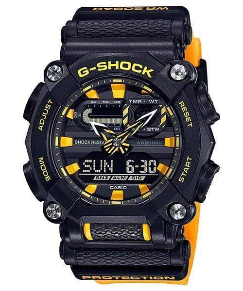 Casio G-Shock GA-900A-1A9 Yellow Strap Men Watch Malaysia