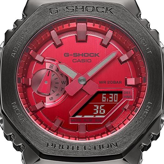 Casio G-Shock GM-2100B-4ADR Red Dial Men Watch Malaysia 