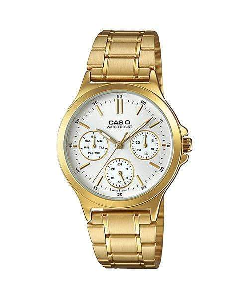 Casio Enticer LTP-V300G-7A Stainless Steel Women Watch Malaysia 