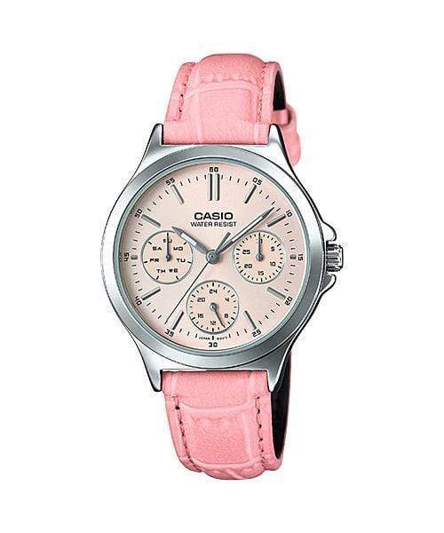 Casio Enticer LTP-V300L-4A Leather Strap Women Watch Malaysia 