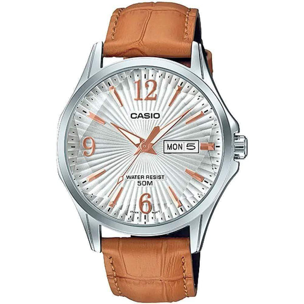 Casio Enticer MTP-E12LY-7A Leather Strap Men Watch Malaysia