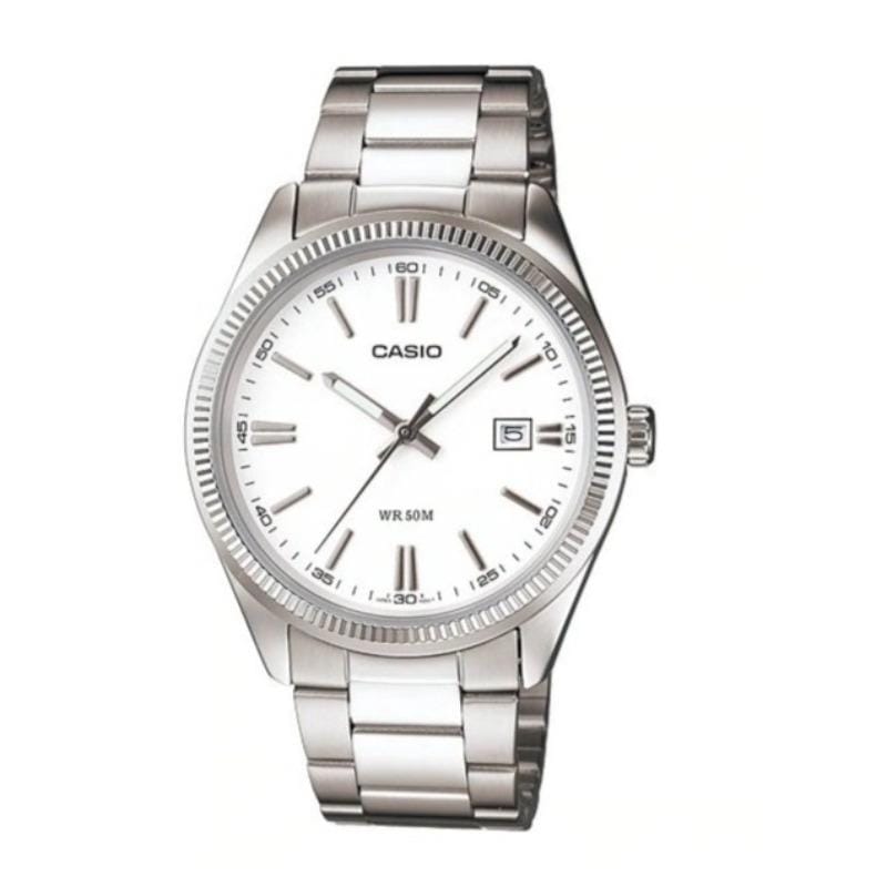 Casio Enticer MTP-1302D-7A1 Stainless Steel Men Watch Malaysia