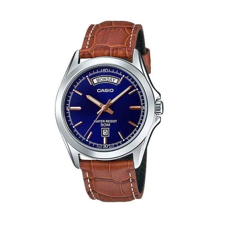 Casio Enticer MTP-1370L-2A Leather Strap Men Watch Malaysia