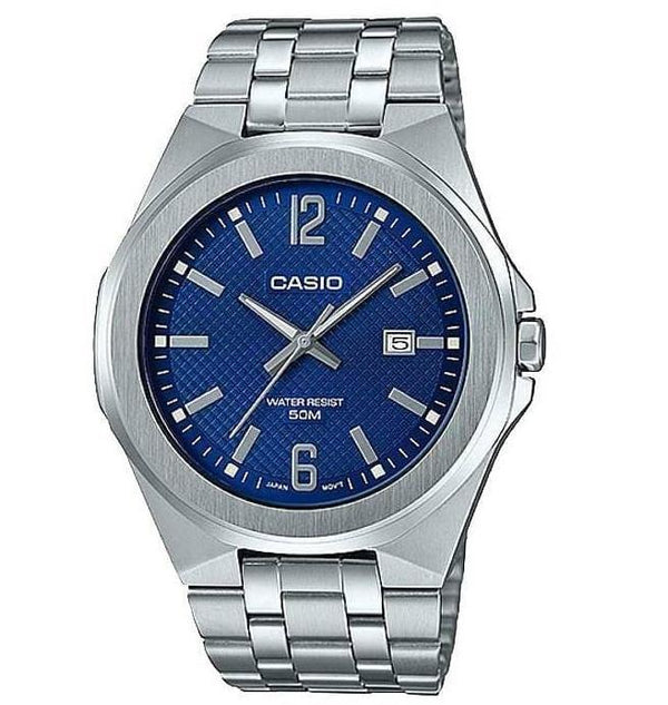 Casio Enticer MTP-E158D Stainless Steel Men Watch Malaysia 