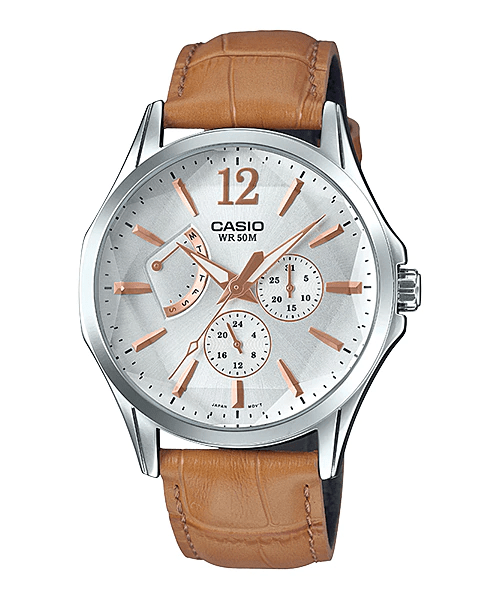 Casio Enticer MTP-E32LY Leather Strap Men Watch Malaysia 