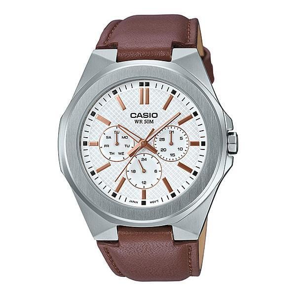 Casio Enticer MTP-SW330L Leather Strap Men Watch Malaysia 
