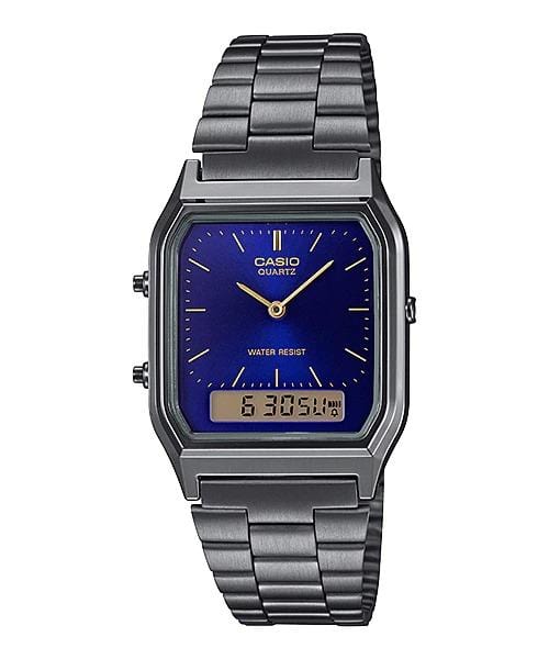 Casio Vintage AQ-230GG-2A Stainless Steel Unisex Watch Malaysia