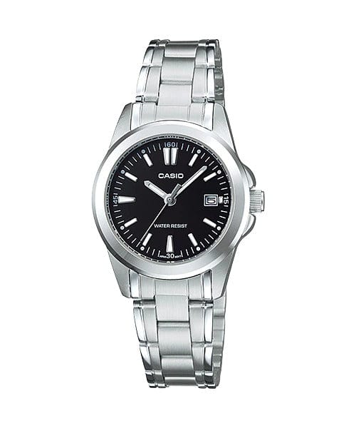 Casio Enticer LTP-1215A-1A2 Stainless Steel Women Watch Malaysia