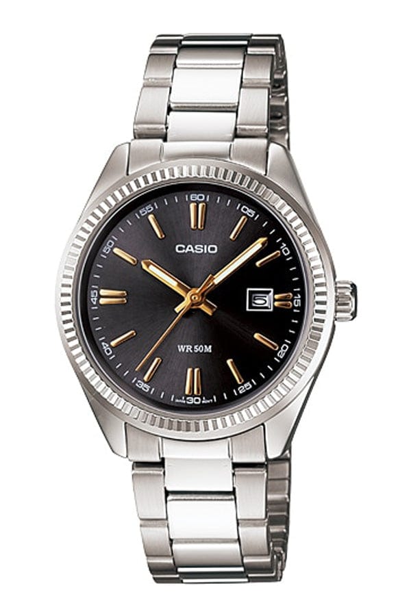 Casio Enticer LTP-1302D-1A2 Stainless Steel Women Watch Malaysia