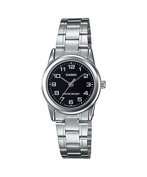 Casio Enticer LTP-V001D-1B Stainless Steel Couple Watch Malaysia 