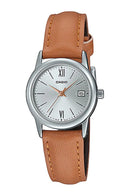 Casio Enticer LTP-V002L-7B3 Leather Strap Women Watch Malaysia 