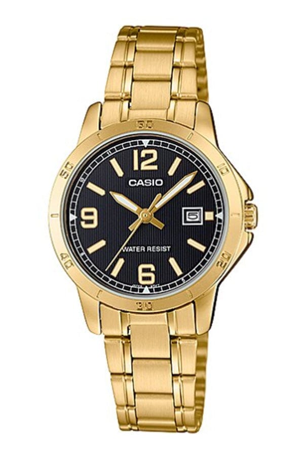 Casio Enticer LTP-V004G-1B Water Resistant Women Watch Malaysia 