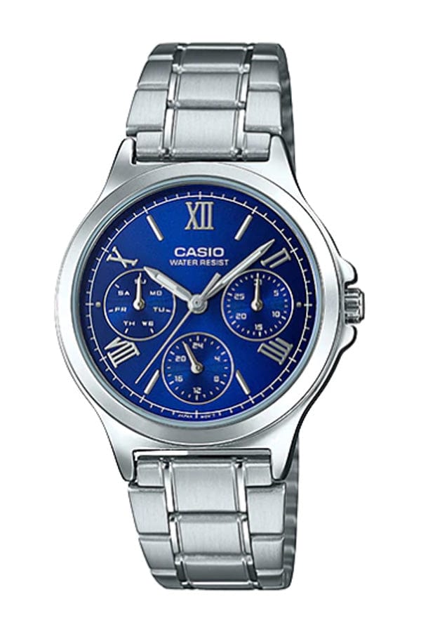 Casio Enticer LTP-V300D-2A2 Stainless Steel Women Watch Malaysia