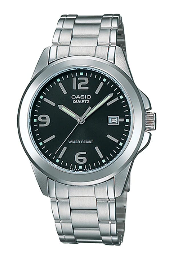 Casio Enticer MTP-1215A-1A Stainless Steel Men Watch Malaysia