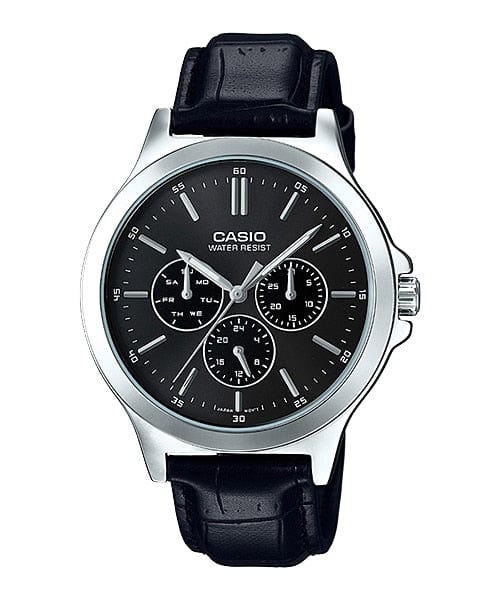 Casio Enticer MTP-V300L-1A Leather Strap Men Watch Malaysia 