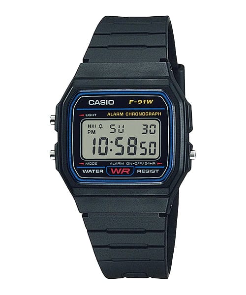 Casio Vintage F-91W-3D Water Resistant Unisex Watch Malaysia